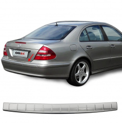 Nerez kryt horní hrany zadního nárazníku Mercedes E-Klasse W211 sedan 2003-2009
