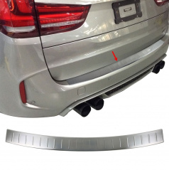 Nerez broušený kryt zadního nárazníku BMW X5 M F85 2013- 2018