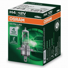 Halogenová žárovka Ostram Ultra Life H4 55W (4 roky záruka) 1 ks