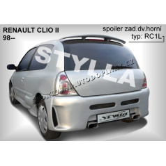 RENAULT CLIO II (98+) spoiler zad. dveří horní (EU homologace)