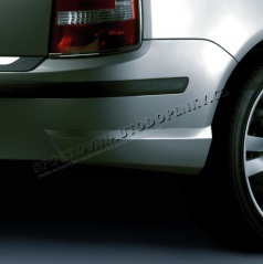 BODY-KIT zadní rozšíření nárazníku, ABS-černý, Škoda Fabia Combi/Sedan Facelift