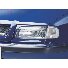 Kryty světlometů Milotec (mračítka) - ABS černý, Škoda Felicia Facelift