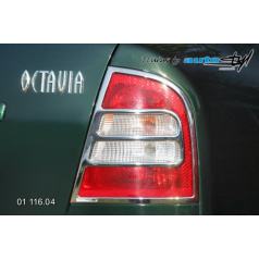 Rámeček zadních světel - chrom Škoda Octavia I 2001+
