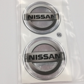 Znak Nissan průměr 55 mm, 4 ks