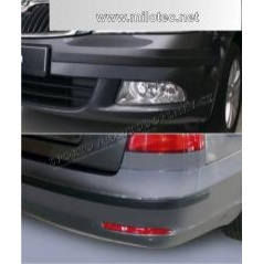 Škoda Octavia II. Facelift Lim., Combi - Ochranné lišty předního a zadního nárazníku