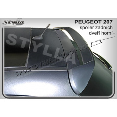PEUGEOT 207 3D, 5D spoiler zad. dveří horní (EU homologace)
