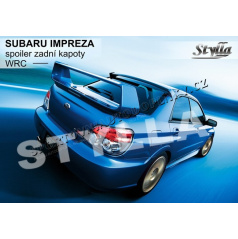 SUBARU IMPREZA 2000+ spoiler zad. kapoty WRC, horní část