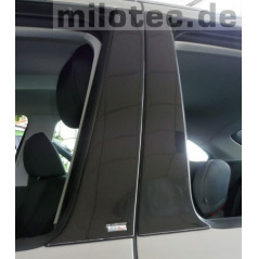 Kryty dveřních sloupků - ABS černá metalíza, Škoda Fabia I Combi