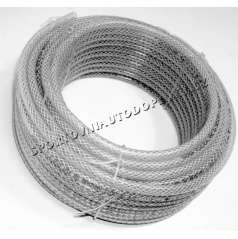 Průhledná hadice zesílená opletená 5,8,10, 16 mm (cena za 1 m)