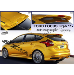Ford Focus III htb 2011- zadní spoiler (EU homologace)