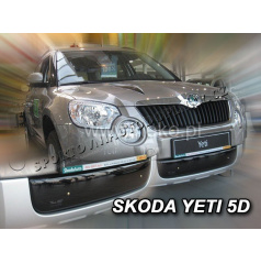 Zimní clona - kryt chladiče Škoda Yeti 5 dveř. 2009 + (spodní)