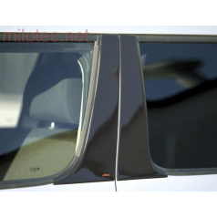 Kryty dveřních sloupků - ABS černá metalíza - Škoda Yeti