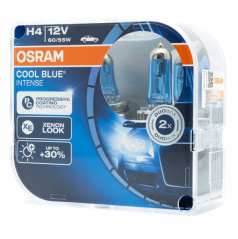 Žárovka Osram H4 12V 60/55W P43t Cool Blue Intense 5000K +100% (2 ks)