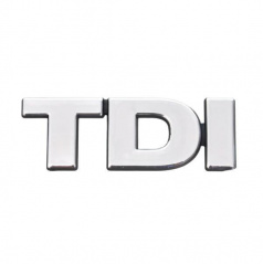 Chrom samolepící logo TDI