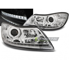 Škoda Octavia 2009-12 přední čirá světla Daylight chrome