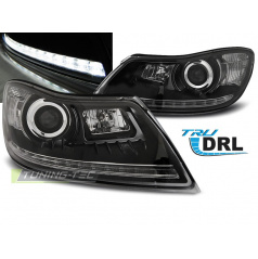 Škoda Octavia 2009-12 přední čirá světla Daylight black DRL