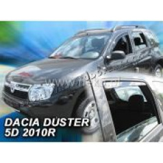 Větrné clony - ofuky oken - Dacia Duster, 5 dveř., 2010-17 přední + zadní