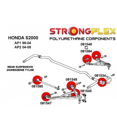 Honda S2000 2005-09 StrongFlex sestava silentbloků jen pro zadní nápravu 14 ks