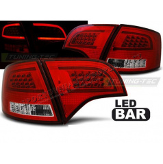 Audi A4 B7 11.2004-03.08 Avant zadní lampy red white LED BAR