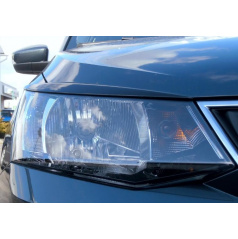 Kryty světlometů Milotec (mračítka) - ABS černá metalíza Škoda Fabia III