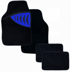 Autokoberce textilní - Shark - univerzální modré