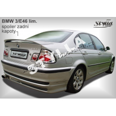 BMW 3/E46 SEDAN 98+ zadní křídlo (EU homologace)