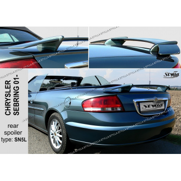 Chrysler Sebring 2001+ zadní spoiler (EU homologace)