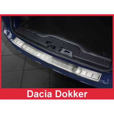 Nerez kryt- ochrana prahu zadního nárazníku Dacia Dokker 2012-16