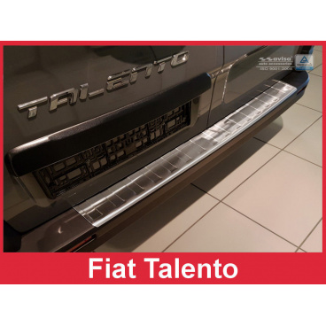 Nerez kryt- ochrana prahu zadního nárazníku Fiat Talento 2015-16