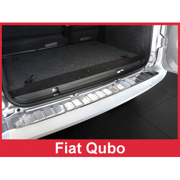 Nerez kryt- ochrana prahu zadního nárazníku Fiat Qubo 2007-16