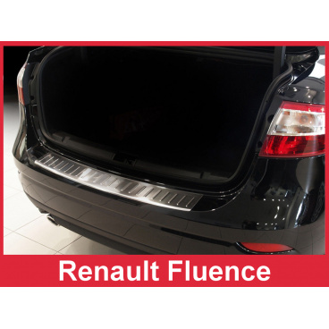 Nerez kryt- ochrana prahu zadního nárazníku Renault Fluence 2013-16