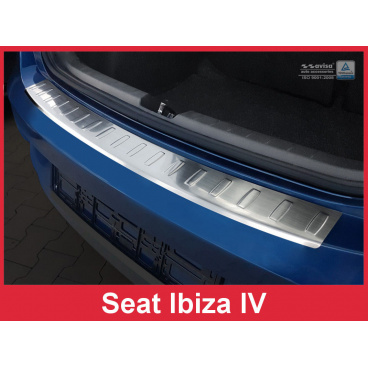 Nerez kryt- ochrana prahu zadního nárazníku Seat Ibiza IV Htb. 2012-17