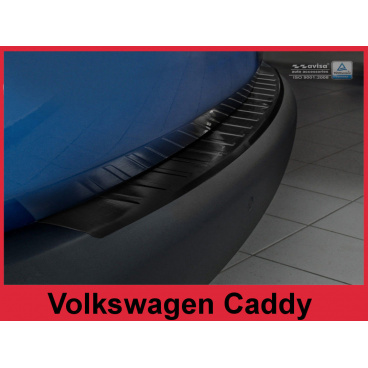 Nerez krytky ochrana prahu zadního nárazníku Volkswagen Caddy 2003-16
