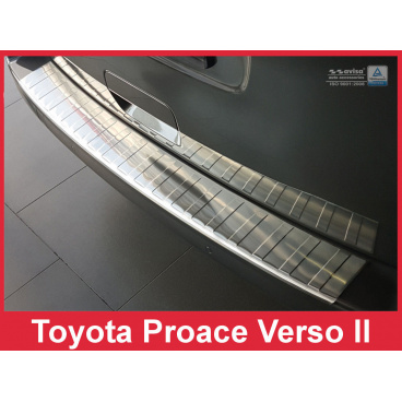 Nerez kryt- ochrana prahu zadního nárazníku Toyota Proace Verso II 2016+