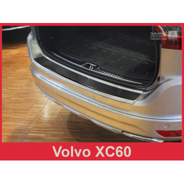 Carbon kryt- ochrana prahu zadního nárazníku Volvo XC60 2013-17