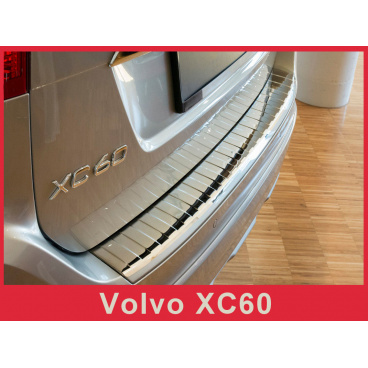 Nerez kryt- chrom ochrana prahu zadního nárazníku Volvo XC60 2013-17