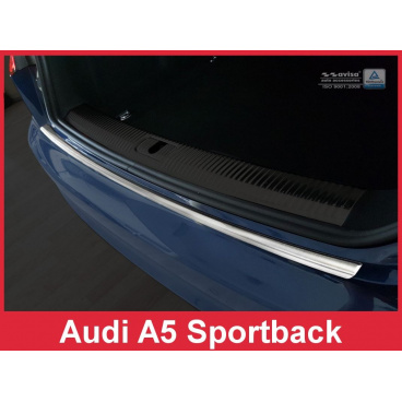 Nerez kryt- ochrana prahu zadního nárazníku Audi A5 Sportback 2016+