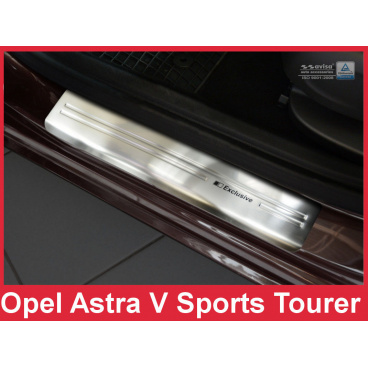 Nerez ochranné lišty prahu dveří 4ks Opel Astra 5 K Sports Tourer 2015-17