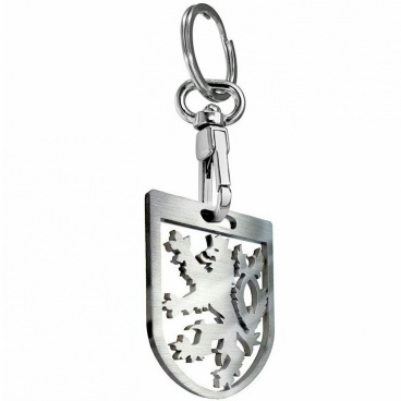 Přívěsek na klíče - klíčenka ČR lev kovový stříbrný