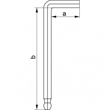 Klíč imbusový 10.0 mm 6 ks