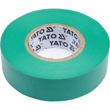 Izolační páska elektrikářská PVC 19mm / 20m zelená
