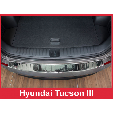 Nerez kryt- ochrana prahu zadního nárazníku Hyundai Tuscon IV 2020+
