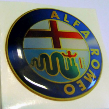 Znak Alfa Romeo průměr 55 mm, 4 ks