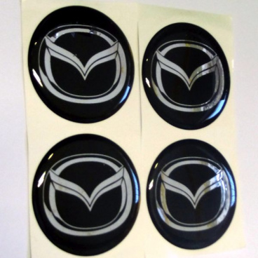 Znak Mazda průměr 55 mm, 4 ks