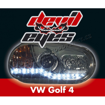 Vw Golf IV 98-04 Devil Eyes chrom