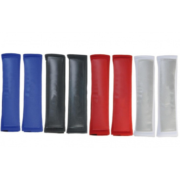 Návleky na pásy carbon styl červené, modré, černé, stříbrné 2 ks