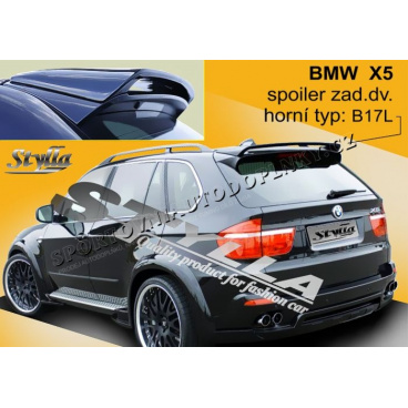 BMW X5 07+ spoiler zadních dveří horní