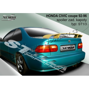 HONDA CIVIC coupe 92-96 spoiler zad. kapoty (EU homologace)