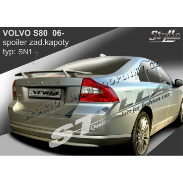 VOLVO S80 sedan 06+ spoiler zad. kapoty (EU homologace)