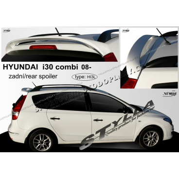 Hyundai I30 combi 2008- zadní spoiler (EU homologace)